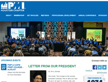 Tablet Screenshot of pmihouston.org